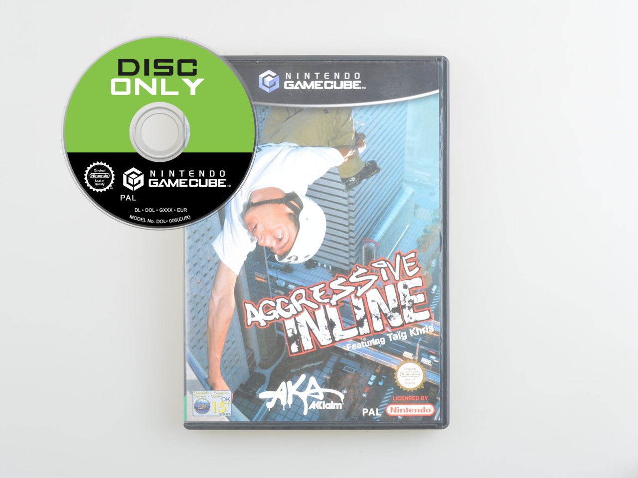 Aggressive Inline Featuring Taïg Khris - Disc Only - Gamecube Games