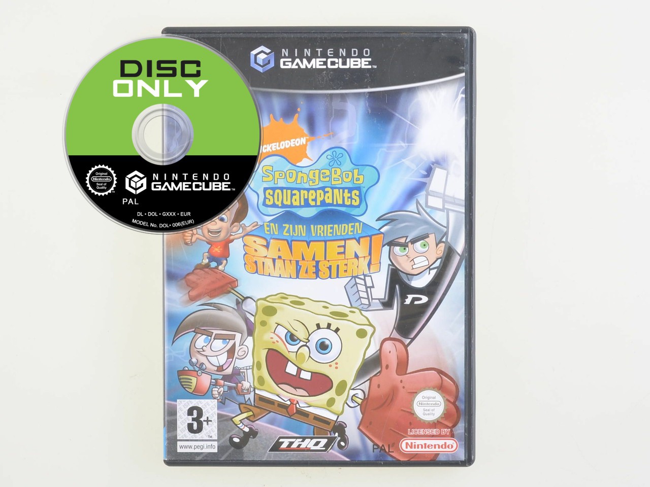 Spongebob Squarepants en zijn Vrienden: Samen staan ze Sterk - Disc Only Kopen | Gamecube Games