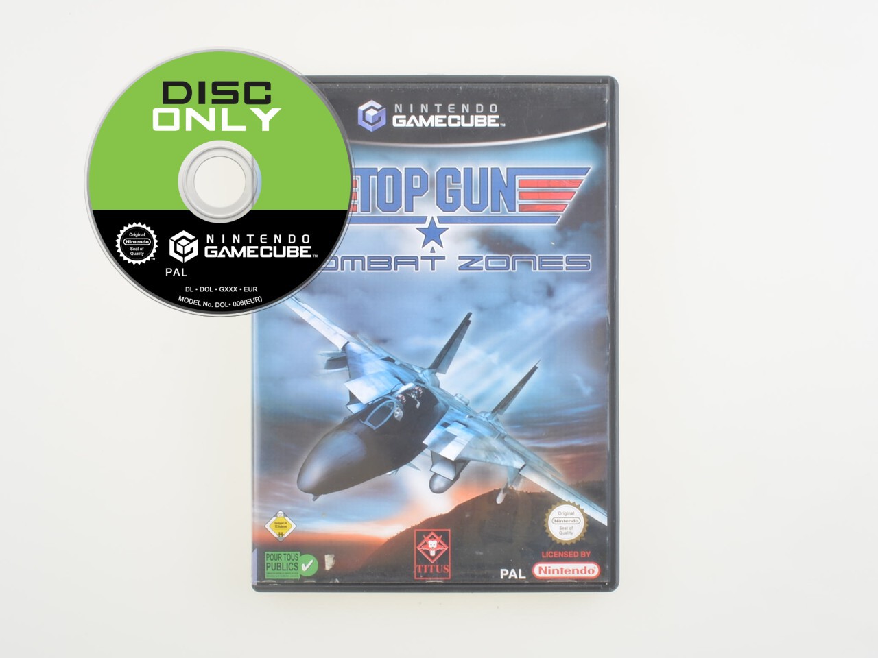 Top Gun Combat Zones Disc Only ⭐️ Gamecube Games
