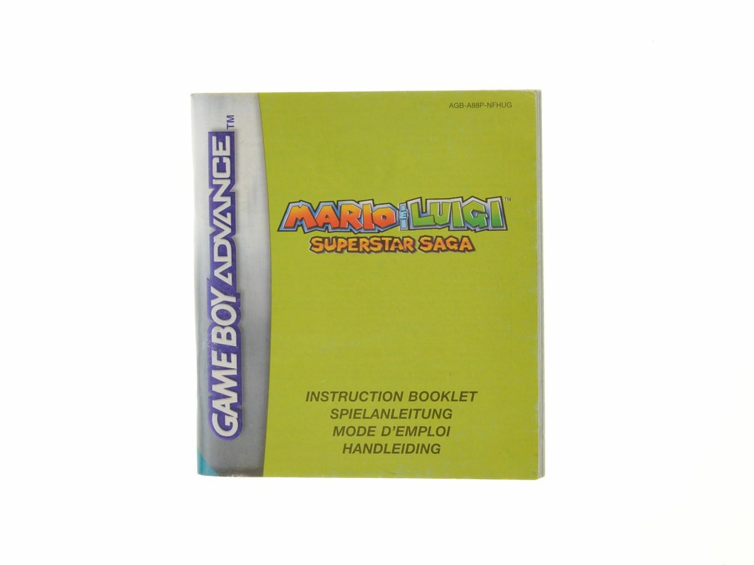 Mario and Luigi Superstar Saga - Manual - Gameboy Advance Manuals