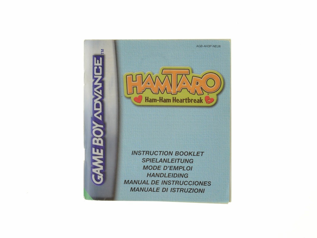 Hamtaro Ham Ham Heartbreak - Manual - Gameboy Advance Manuals