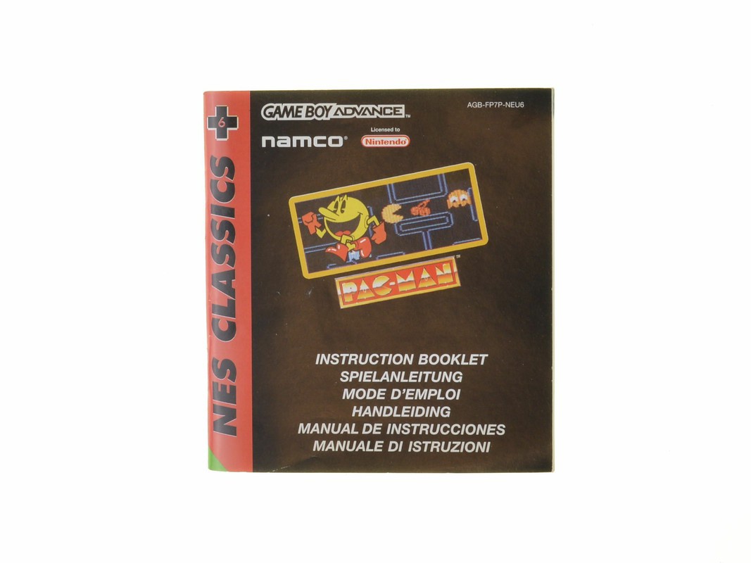 Pac-man (NES Classics) - Manual - Gameboy Advance Manuals