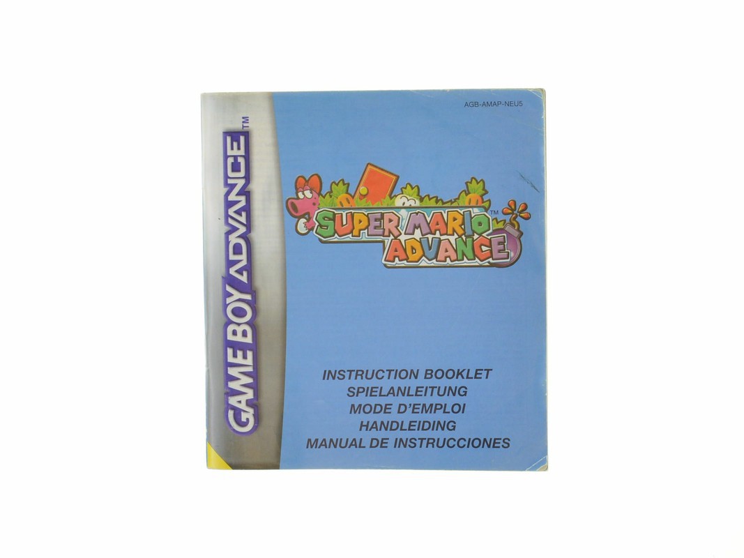 Super Mario Advance - Manual Kopen | Gameboy Advance Manuals