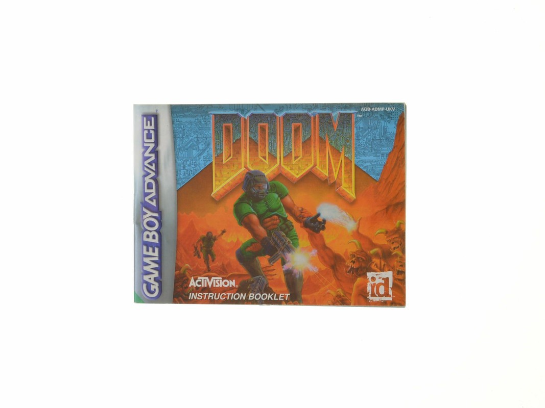 Doom - Manual Kopen | Gameboy Advance Manuals