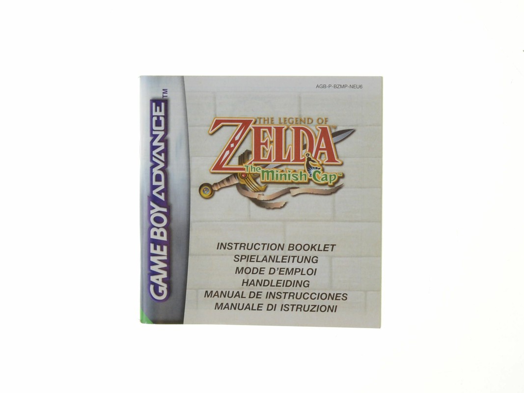 The Legend of Zelda The Minish Cap - Manual Kopen | Gameboy Advance Manuals