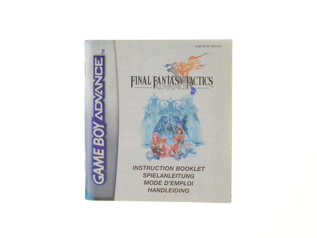 Final Fantasy Tactics Advance - Manual Kopen | Gameboy Advance Manuals