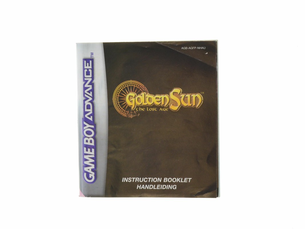 Golden Sun The Lost Age - Manual Kopen | Gameboy Advance Manuals