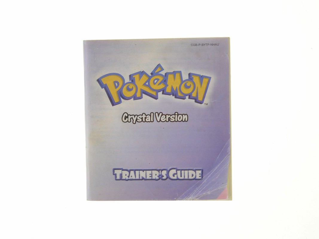 Pokemon Crystal Trainer's Guide - Manual - Gameboy Color Manuals