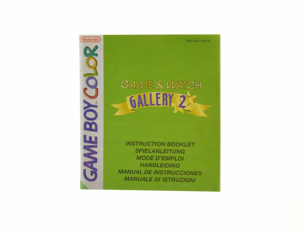 Game & Watch Gallery 2 - Manual Kopen | Gameboy Color Manuals