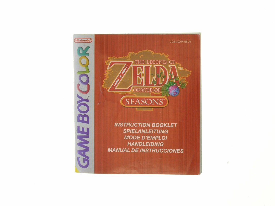 The Legend of Zelda Oracle of Seasons - Manual Kopen | Gameboy Color Manuals