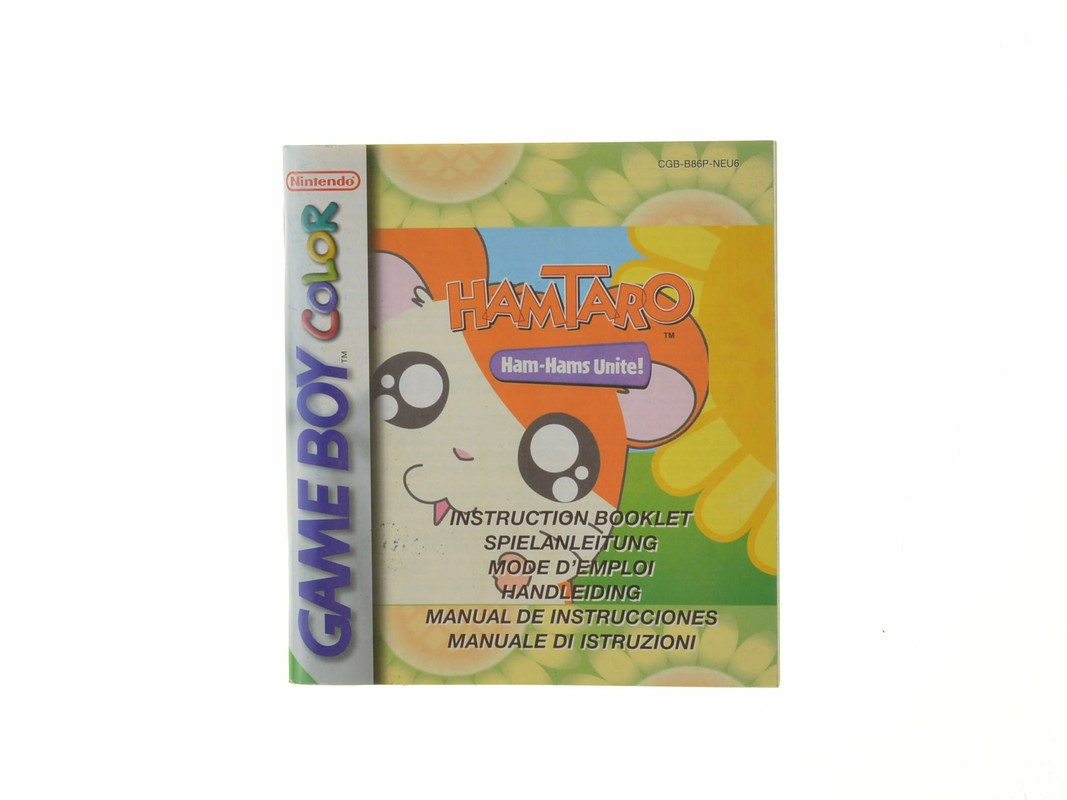 Hamtaro Ham-Hams Unite! - Manual Kopen | Gameboy Color Manuals