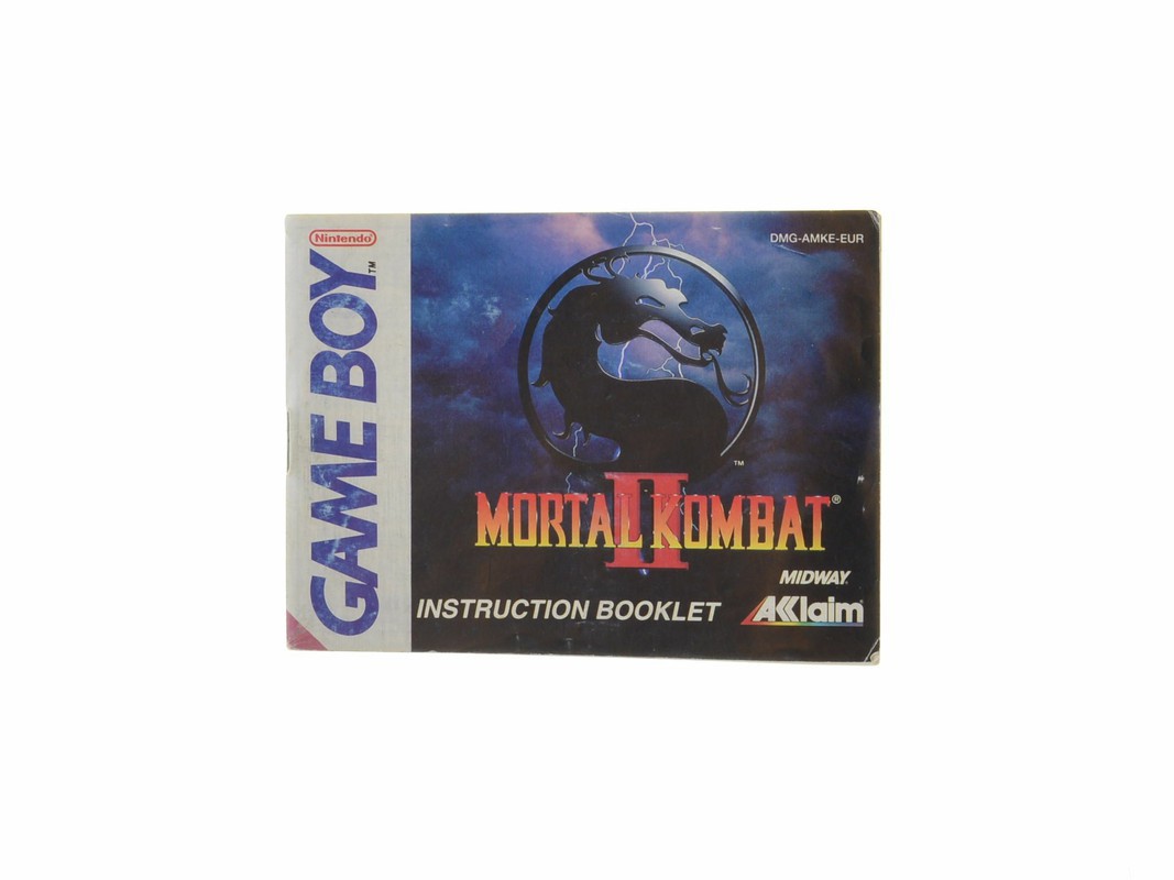 Mortal Kombat II - Manual Kopen | Gameboy Classic Manuals