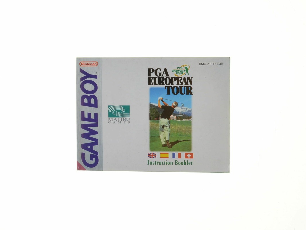 PGA European Tour - Manual - Gameboy Classic Manuals