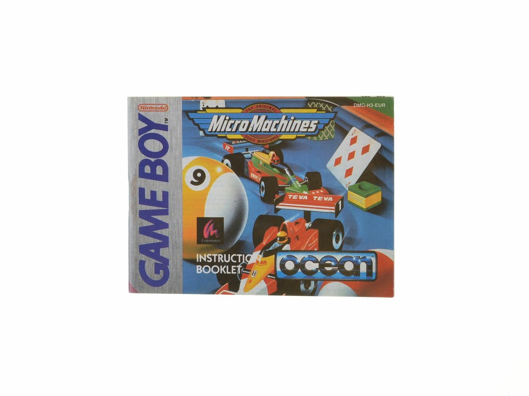 Micro Machines - Manual - Gameboy Classic Manuals