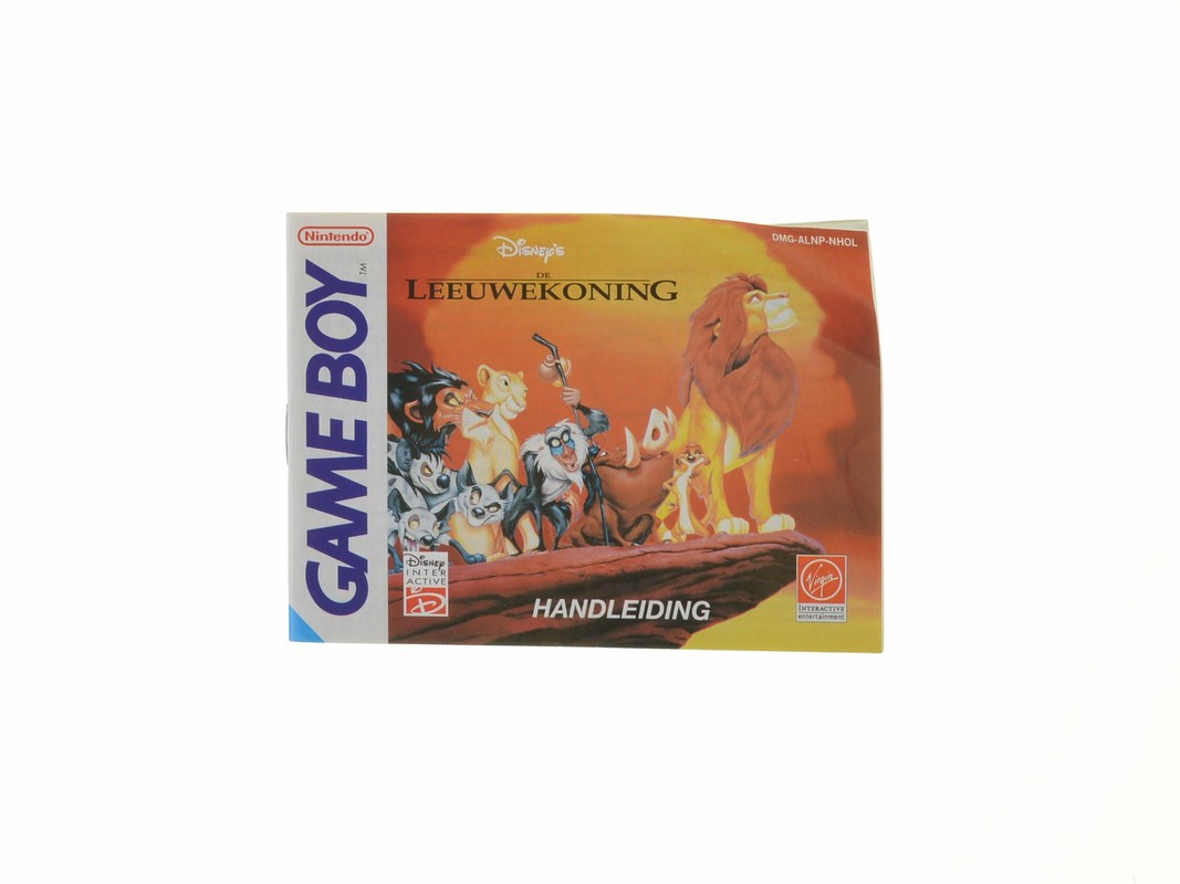 The Lion King - Manual Kopen | Gameboy Classic Manuals