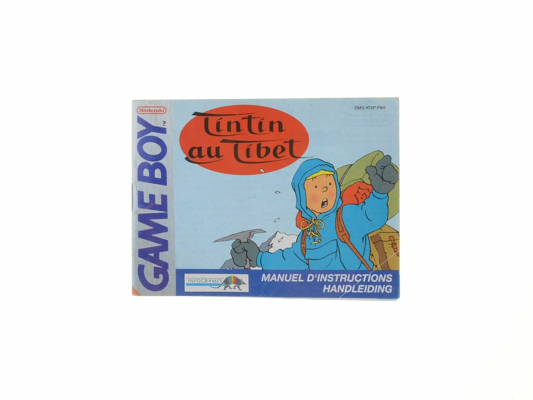 Tintin au Tibet - Manual Kopen | Gameboy Classic Manuals