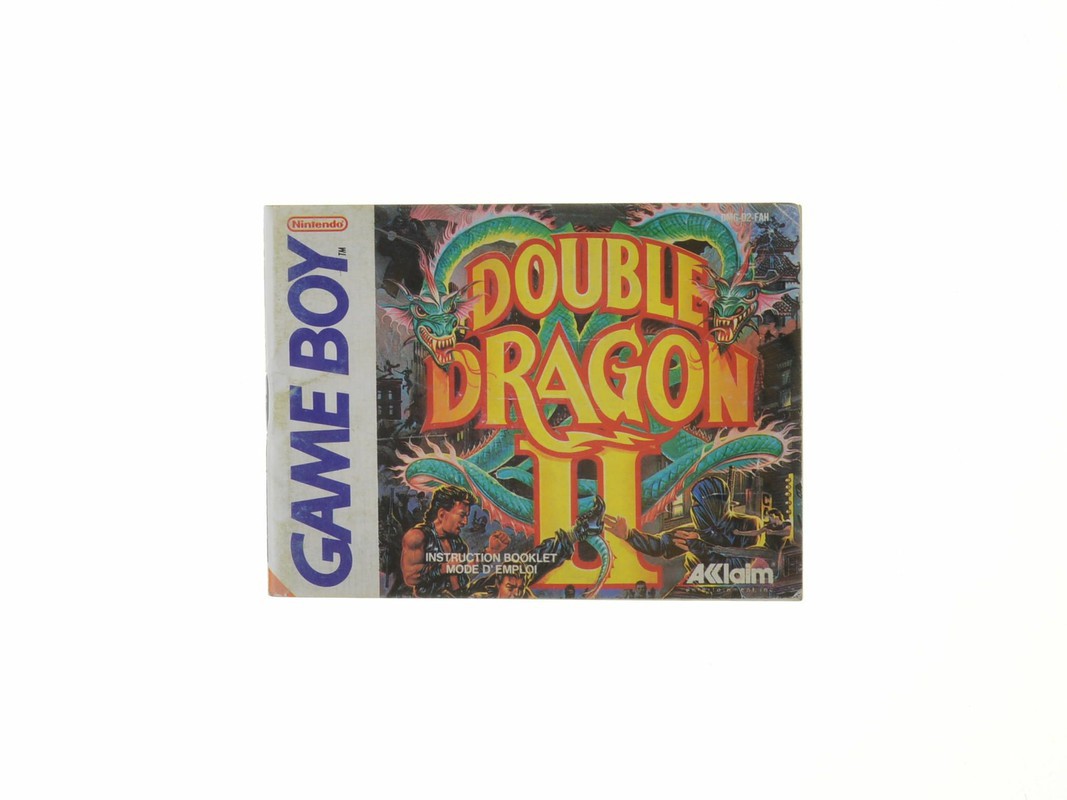 Double Dragon II - Manual Kopen | Gameboy Classic Manuals