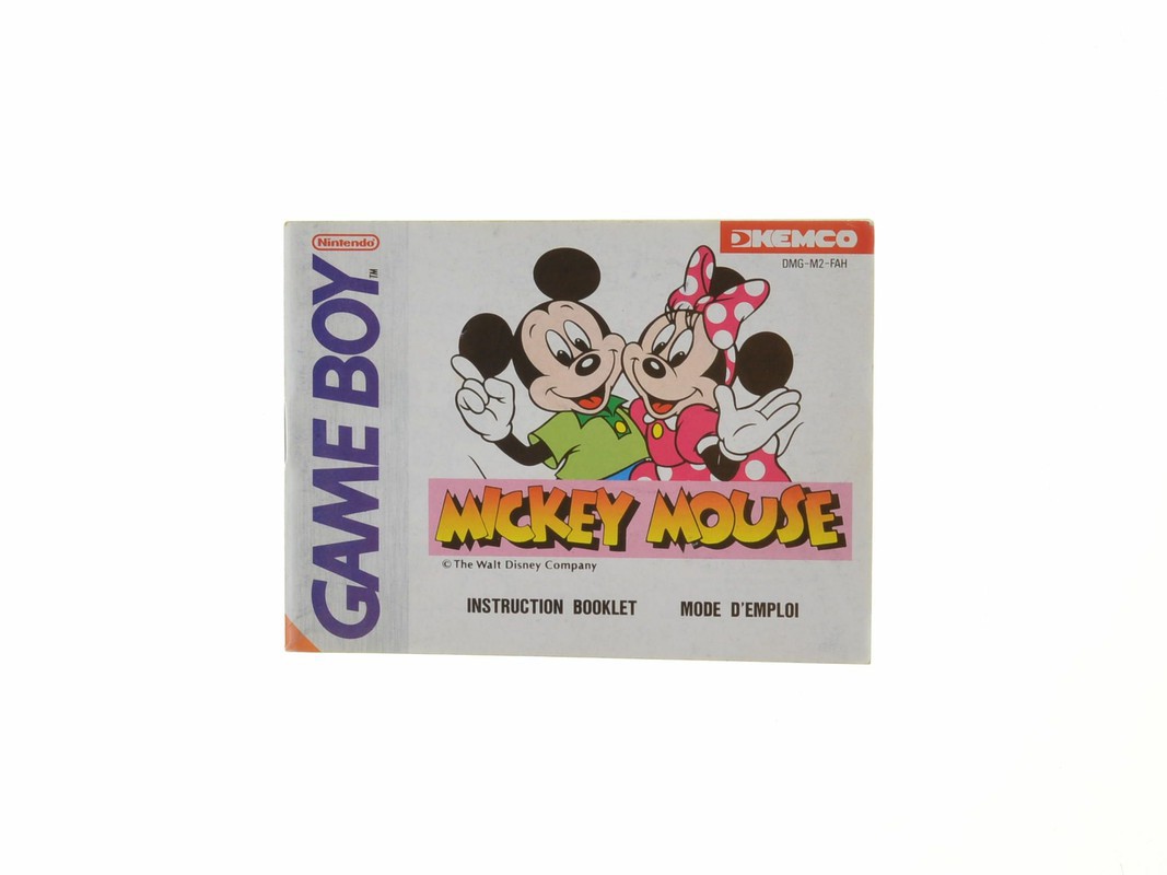 Mickey Mouse - Manual - Gameboy Classic Manuals