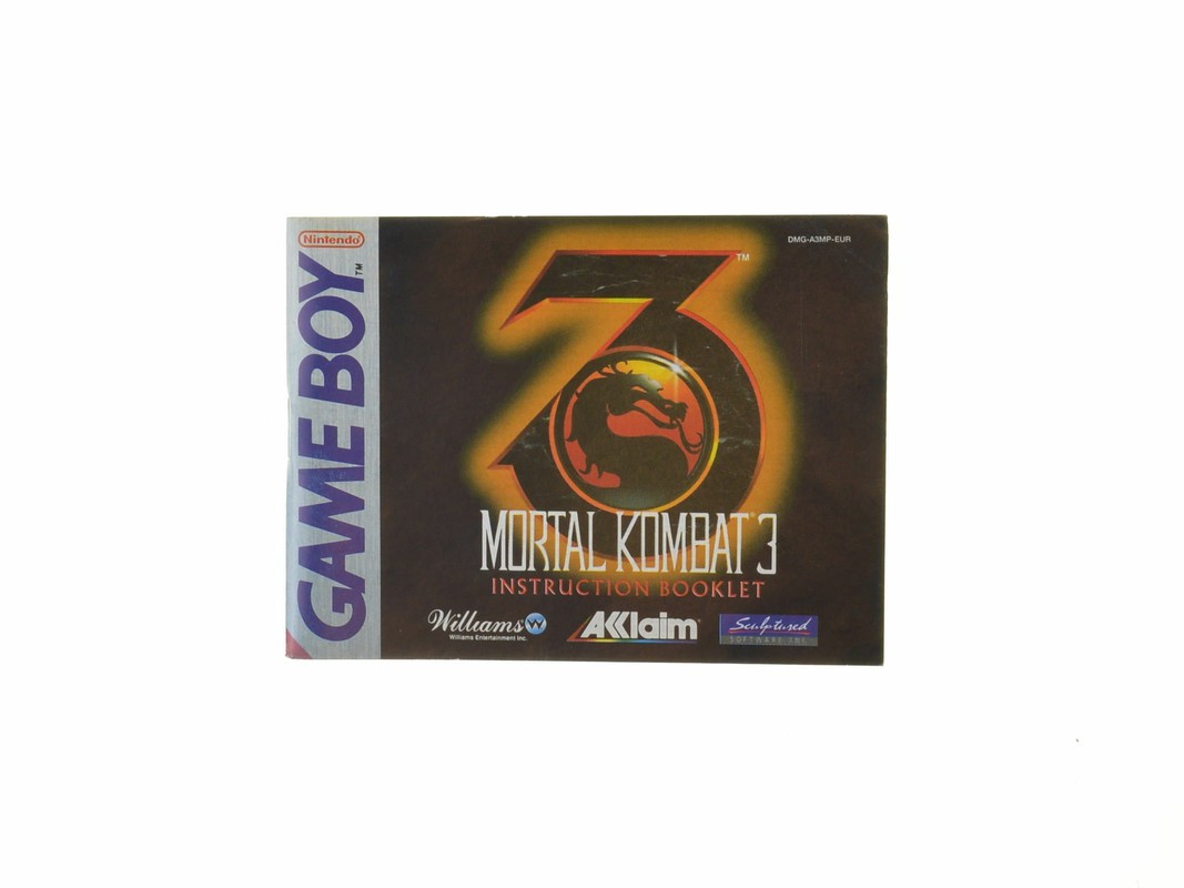 Mortal Kombat 3 - Manual - Gameboy Classic Manuals