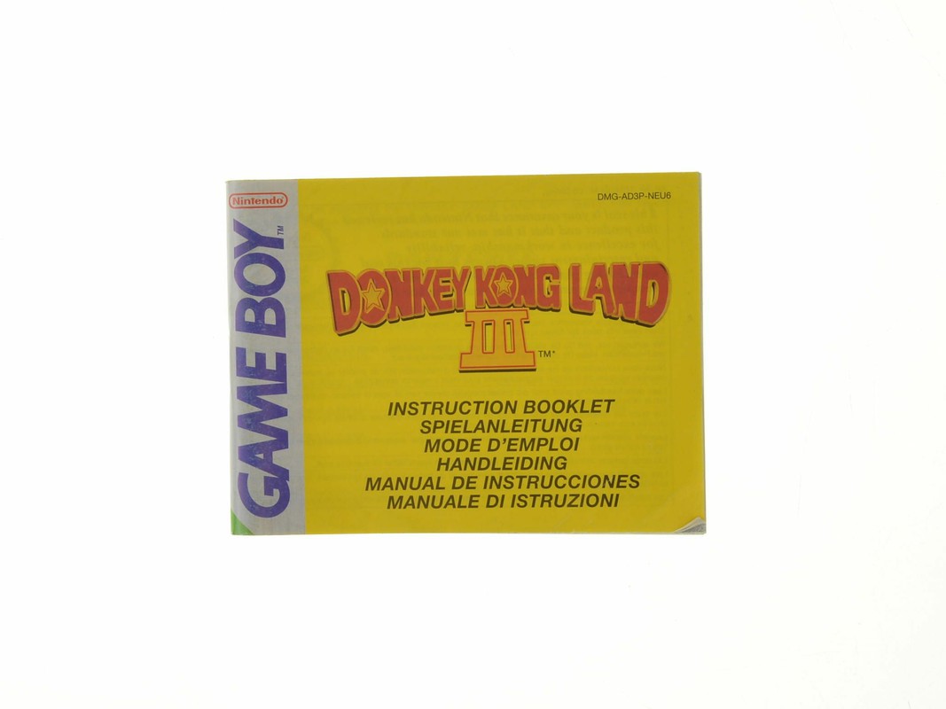Donkey Kong Land 3 - Manual Kopen | Gameboy Classic Manuals
