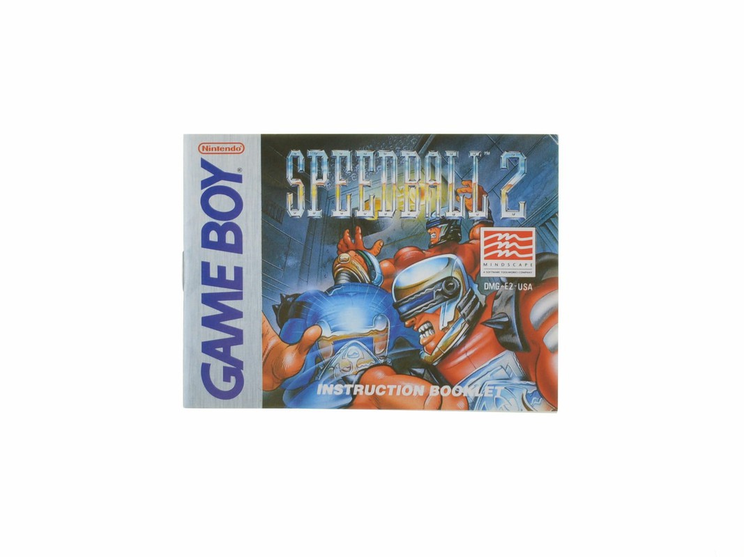 Speedball 2 - Manual - Gameboy Classic Manuals