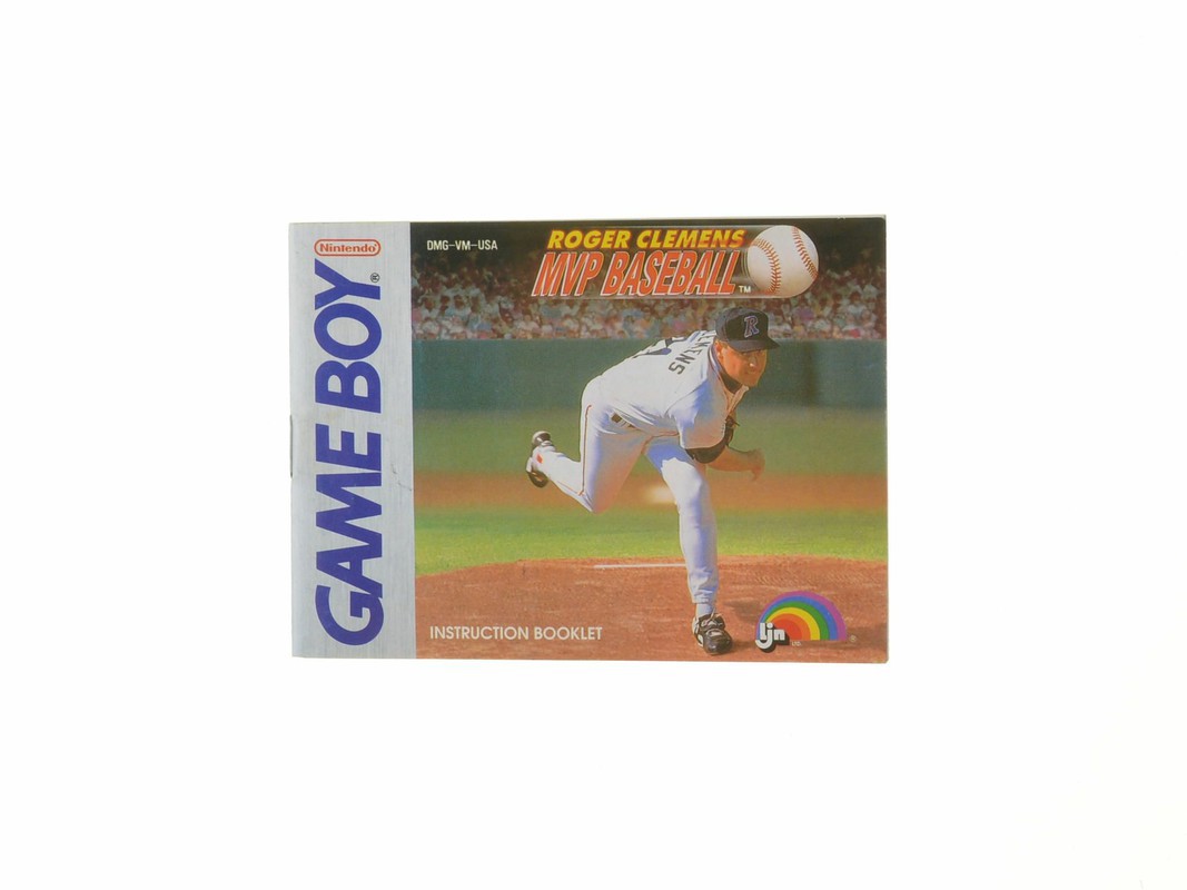 Roger Clemens MVP Baseball - Manual - Gameboy Classic Manuals
