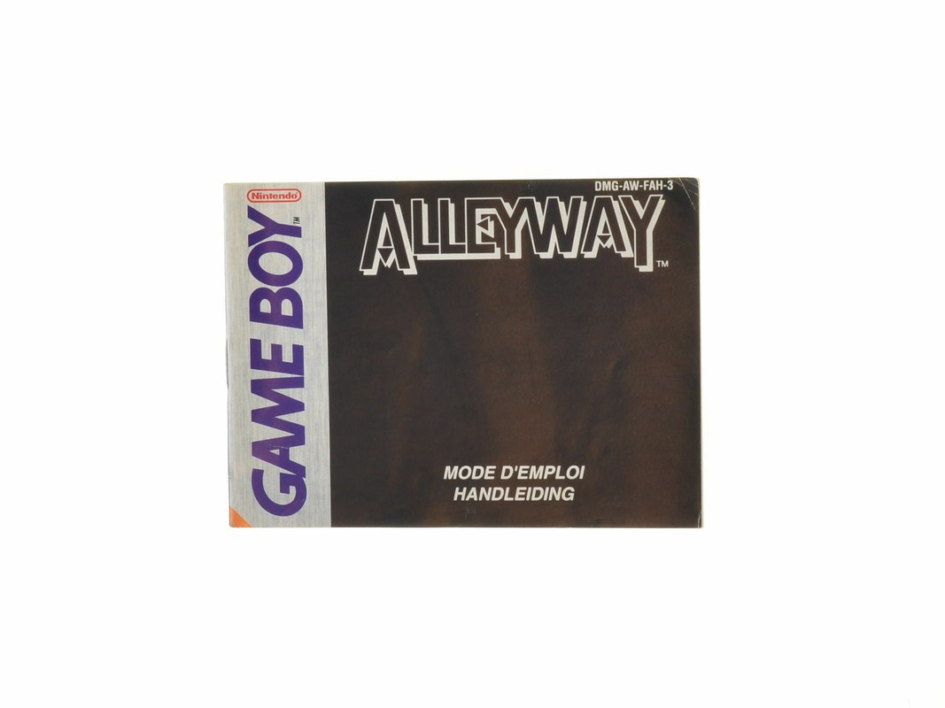 Alleyway - Manual Kopen | Gameboy Classic Manuals