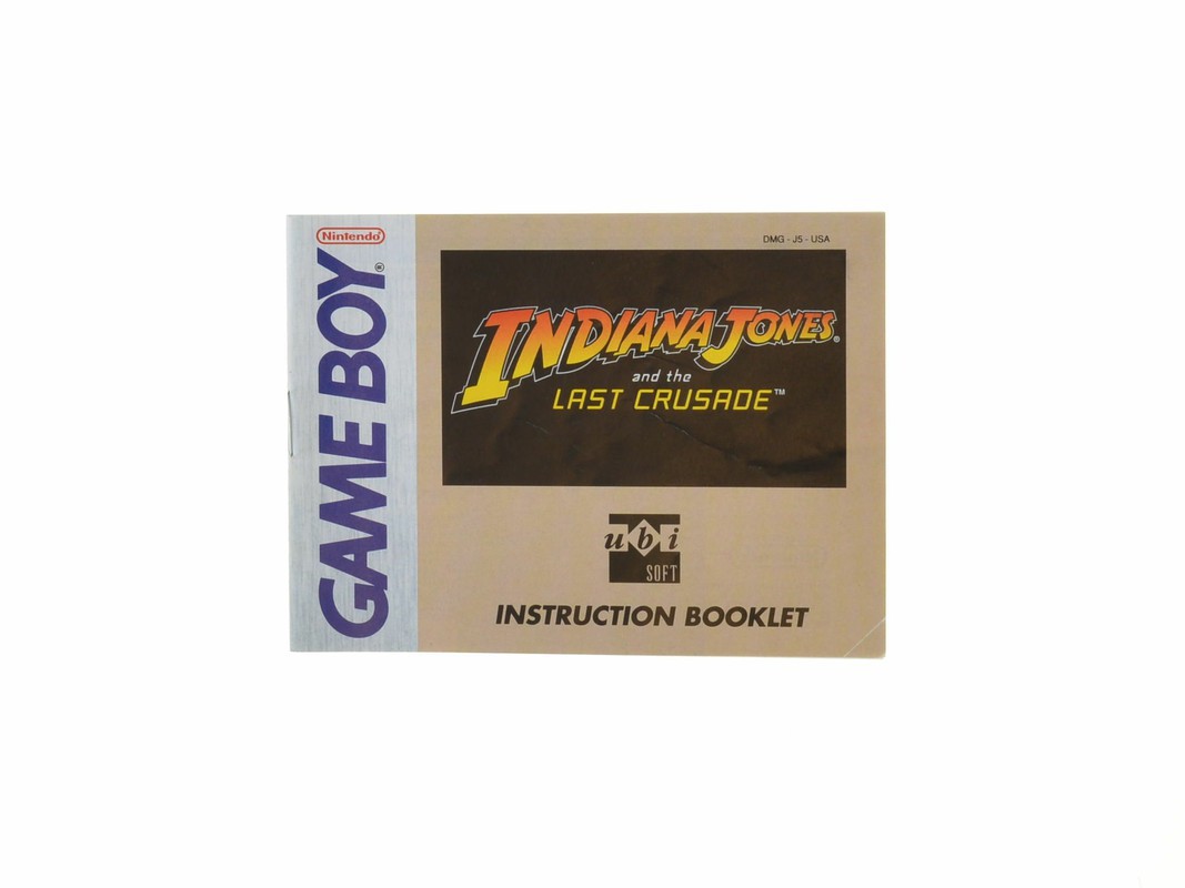 Indiana Jones and the Last Crucade - Manual Kopen | Gameboy Classic Manuals