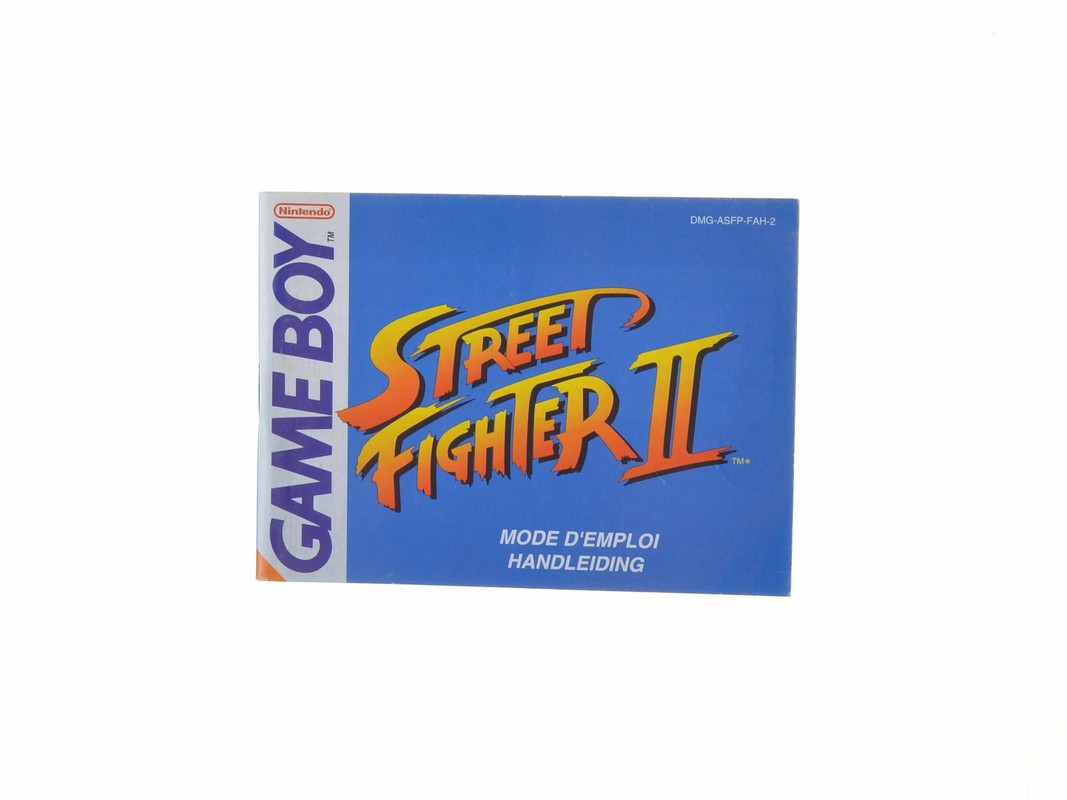 Street Fighter II - Manual Kopen | Gameboy Classic Manuals