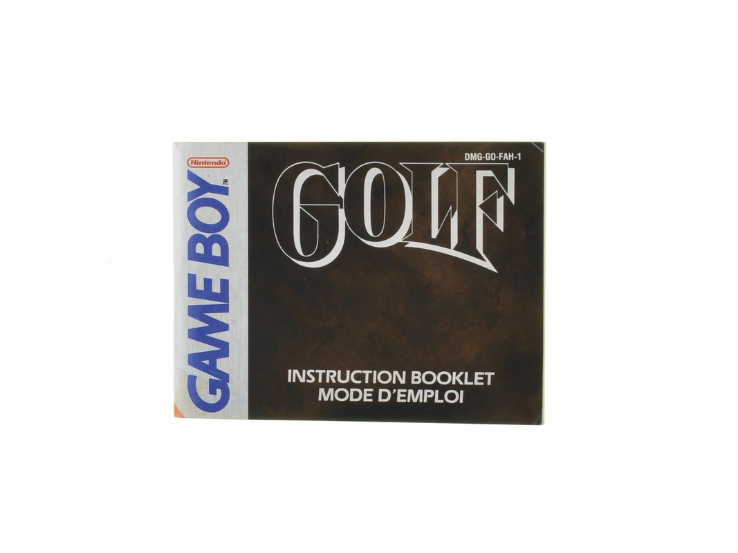 Golf - Manual Kopen | Gameboy Classic Manuals