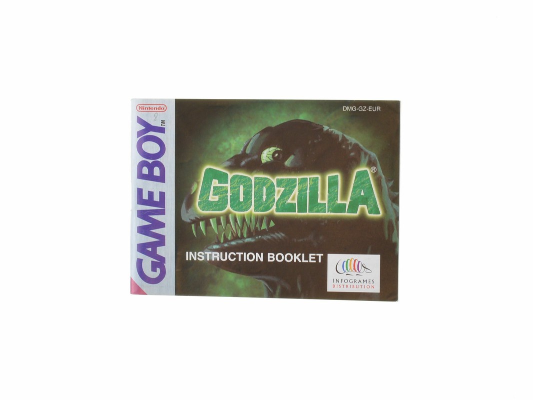Godzilla - Manual Kopen | Gameboy Classic Manuals