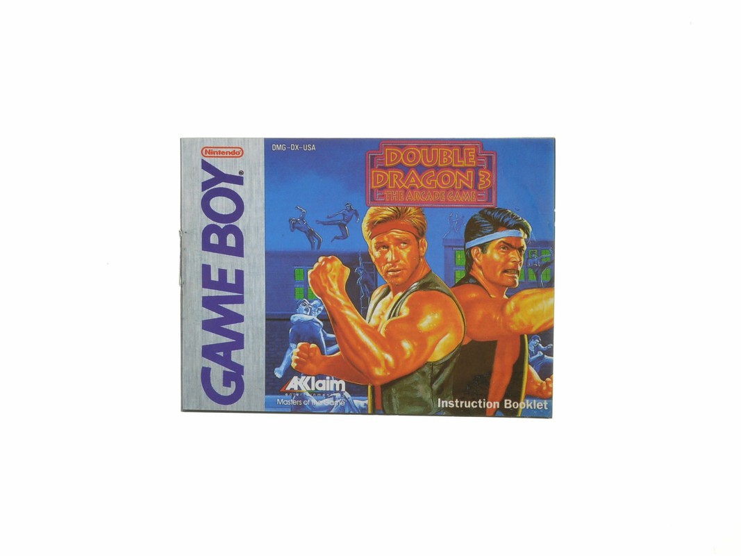 Double Dragon 3: The Arcade Game - Manual - Gameboy Classic Manuals