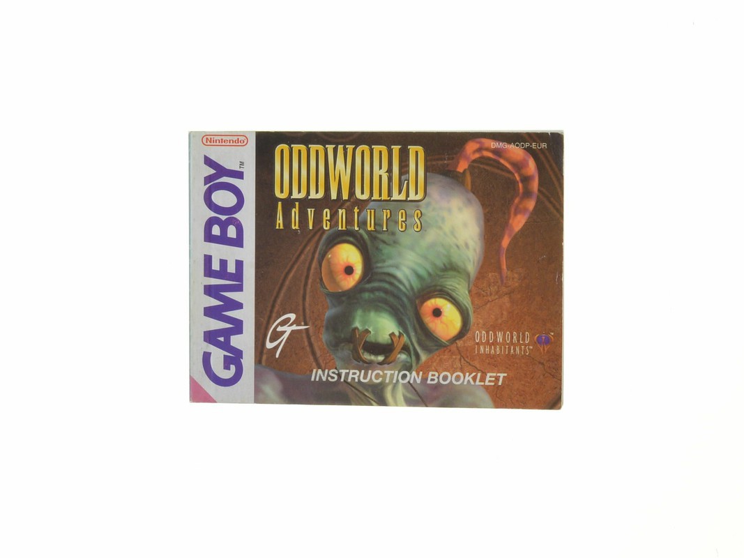 Oddworld Adventures - Manual - Gameboy Classic Manuals