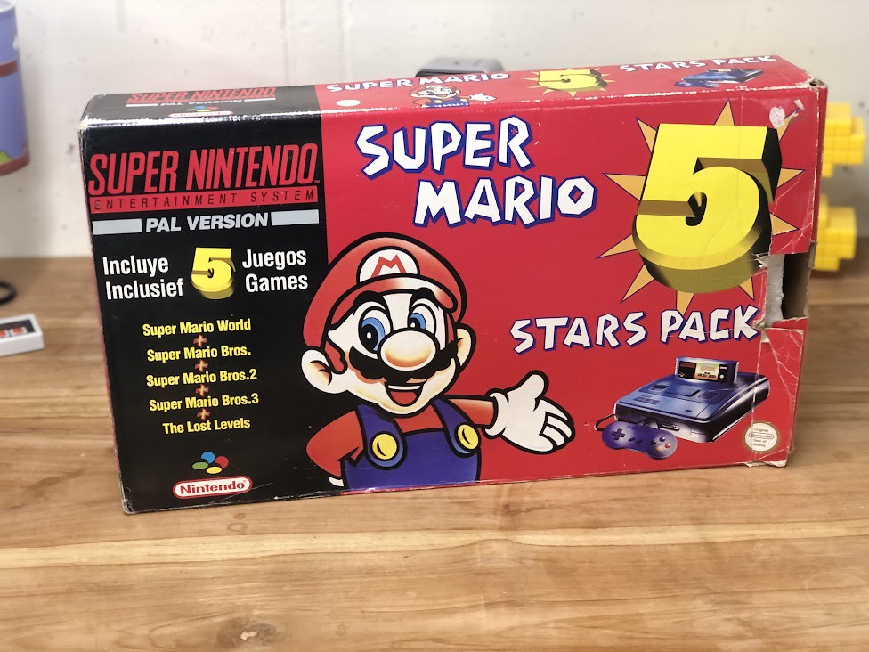 Super Nintendo Starter Pack - 5 Stars Pack  [Complete] - Super Nintendo Hardware