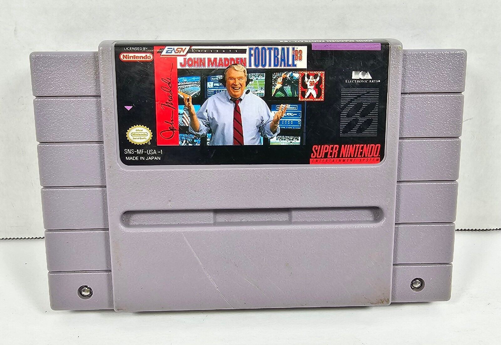 John Madden Footbal '93 (NTSC) - Super Nintendo Games