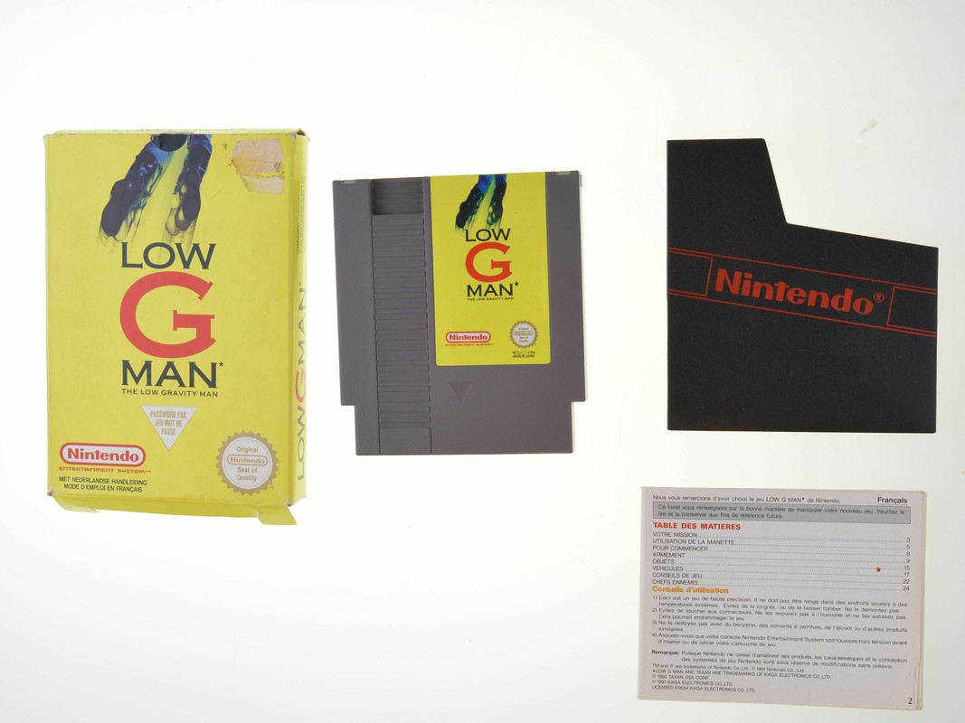 Low G Man - Nintendo NES Games [Complete]
