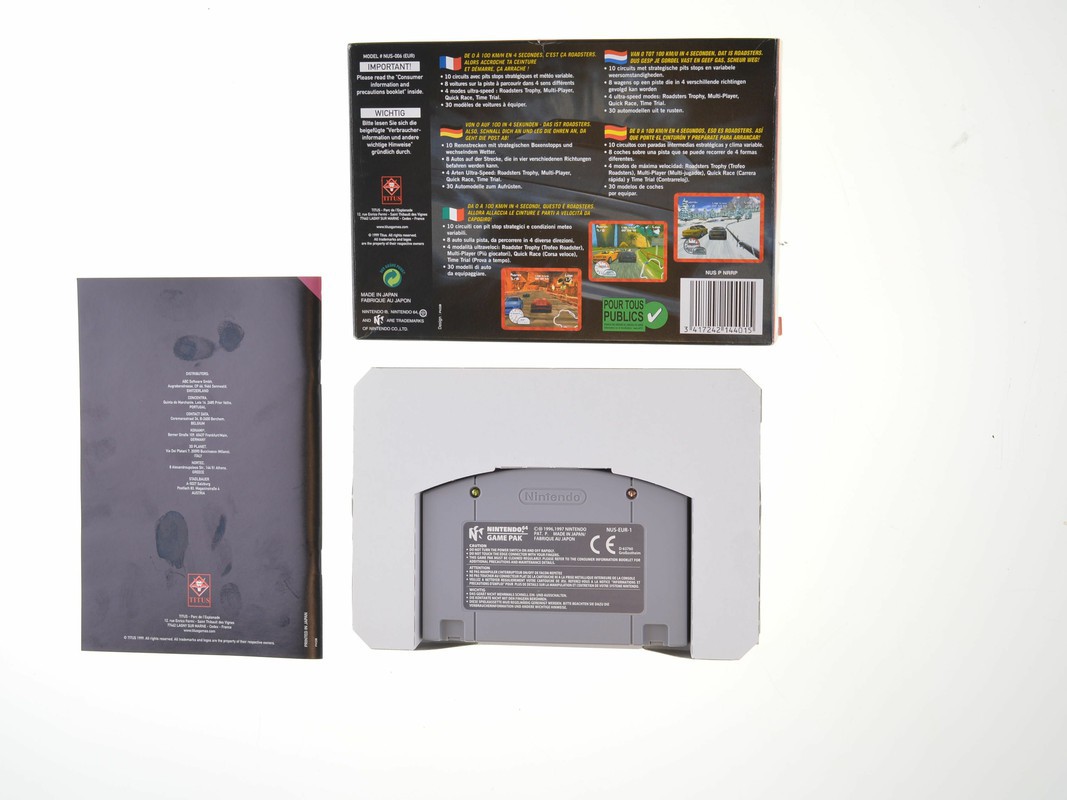 Roadsters - Nintendo 64 Games [Complete] - 3