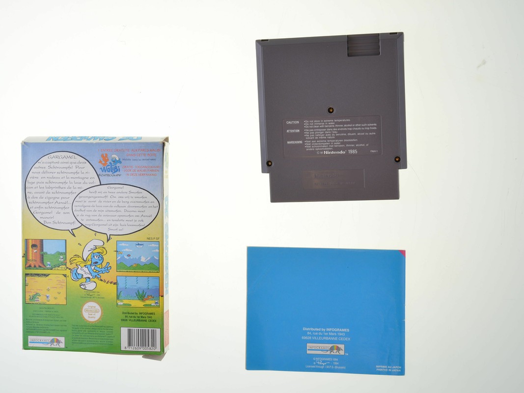 The Smurfs - Nintendo NES Games [Complete] - 2