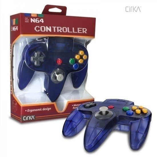 Nieuwe Nintendo 64 Controller Clear Purple | Nintendo 64 Hardware | RetroNintendoKopen.nl
