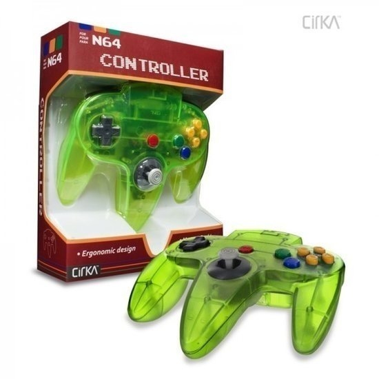 Nieuwe Nintendo 64 Controller Jungle Green | Nintendo 64 Hardware | RetroNintendoKopen.nl