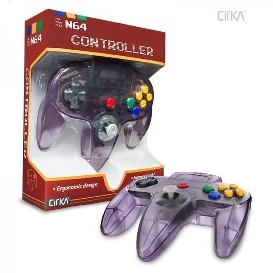 Nieuwe Nintendo 64 Controller Atomic Purple | Nintendo 64 Hardware | RetroNintendoKopen.nl