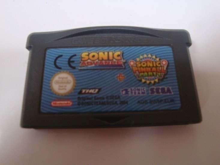 Sonic Advance + Sonic Pinball Party - Gameboy Advance Games