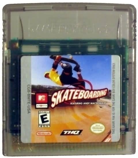 MTV Sports Skateboarding - Gameboy Color Games