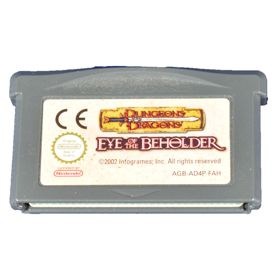 Dungeons and Dragons Eye of the Beholder - Gameboy Advance Games