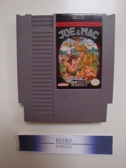 Joe & Mac [NTSC] | Nintendo NES Games | RetroNintendoKopen.nl