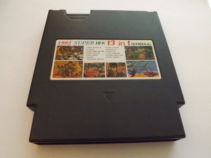 1992 Super Hi K 13 in 1 (NTSC Pirate) - Nintendo NES Games