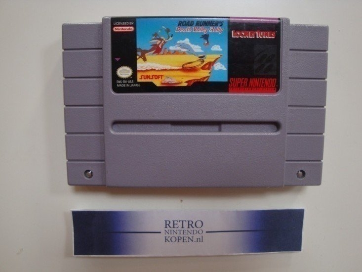 Road Runner's Death Valley Rally [NTSC] | Super Nintendo Games | RetroNintendoKopen.nl