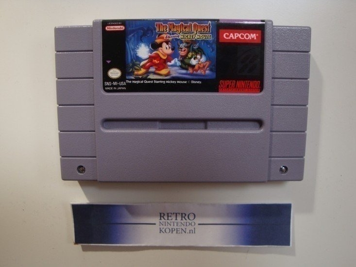 The Magical Quest starring Mickey Mouse [NTSC] | Super Nintendo Games | RetroNintendoKopen.nl