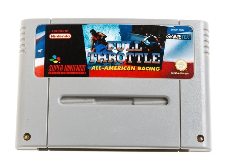 Full Throttle: All-American Racing - Super Nintendo Games