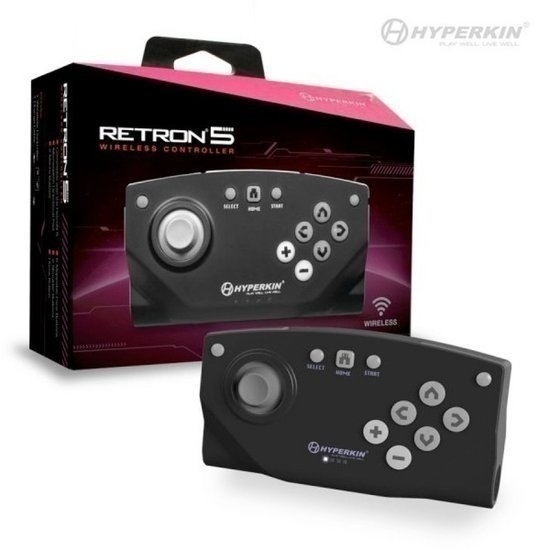 RetroN 5 Wireless Controller (Black) - Super Nintendo Hardware